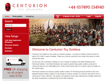 Tablet Screenshot of centuriontoysoldiers.co.uk